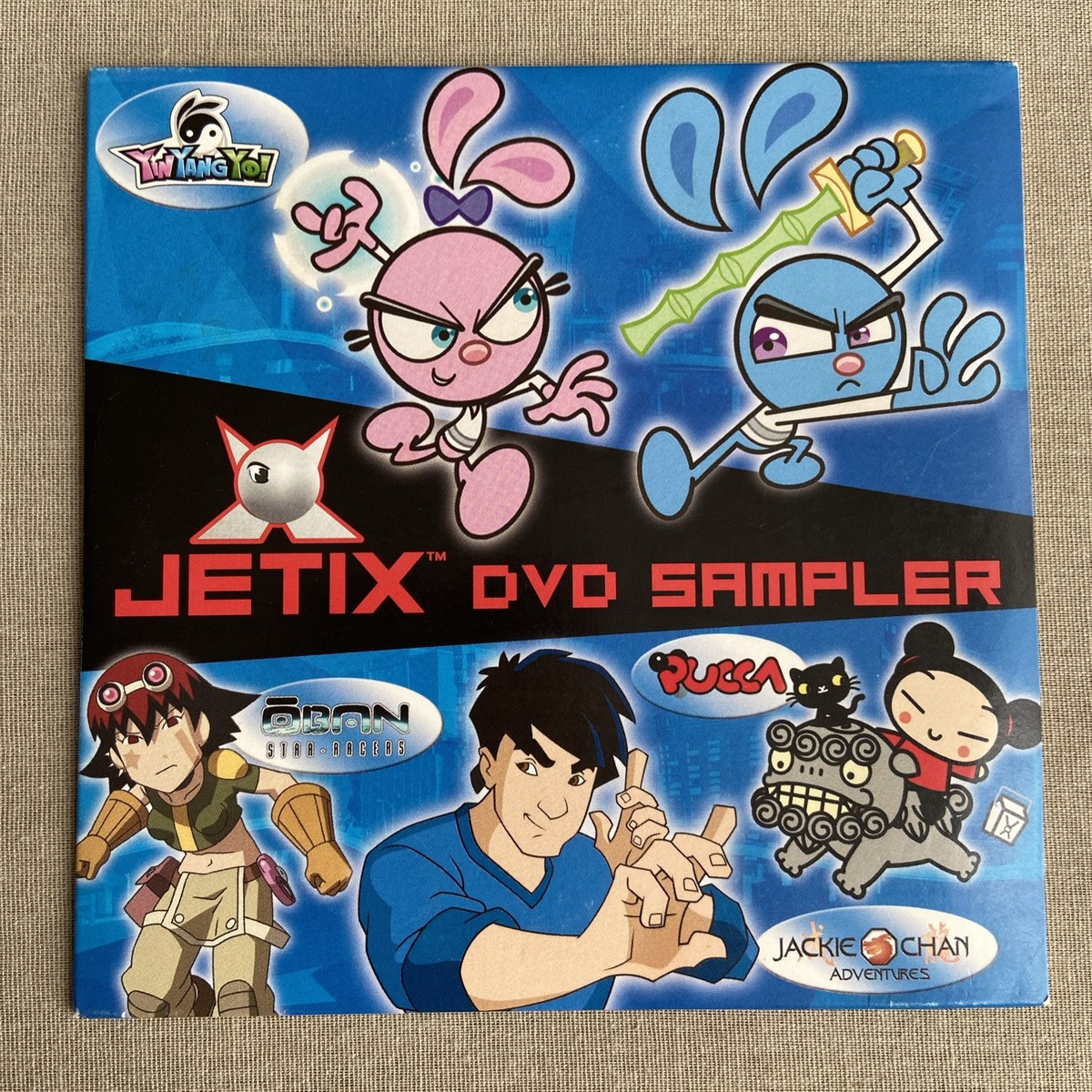 JETIX DVD SAMPLER (DVD 2006) Disney Yin Yang Yo Pucca Oban Star
