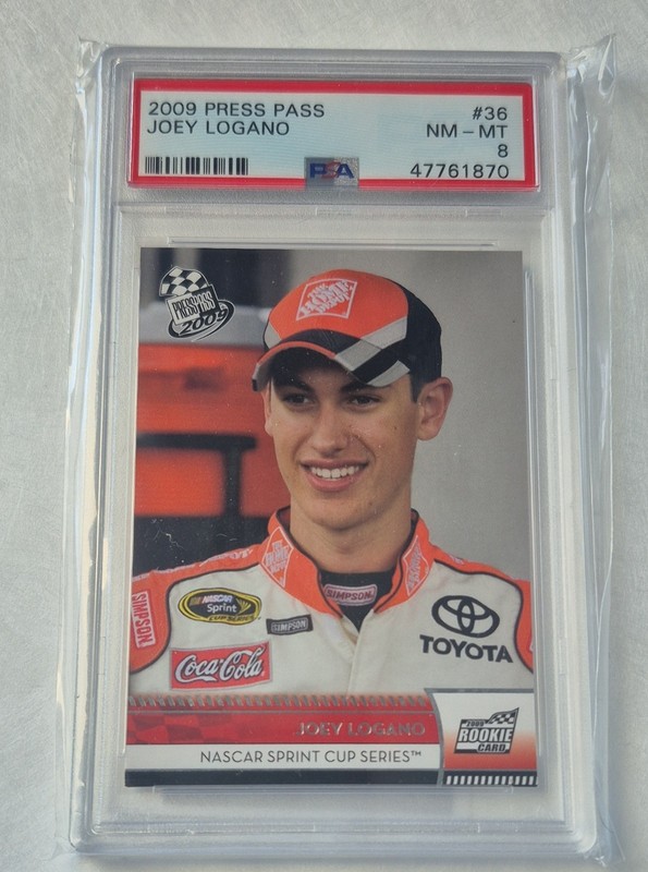2009 Press Pass - Joey Logano #36 (RC) NM-MT 8
