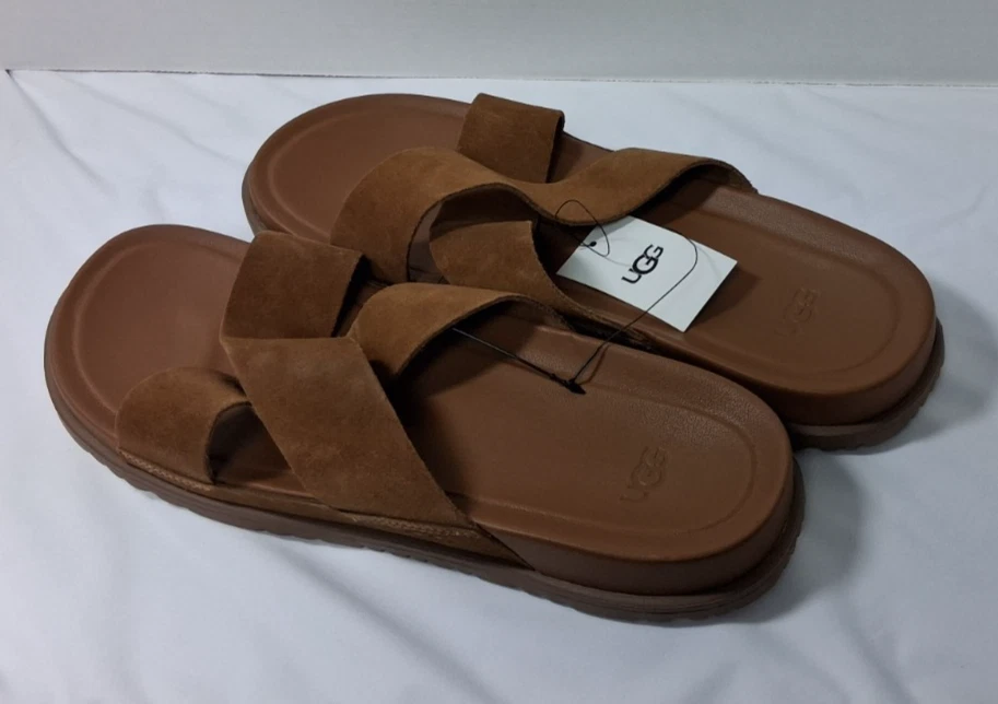 Новый с ярлыками Ugg мужской коричневый Wainscott слайд размер 12 - Изображение 2 из 4