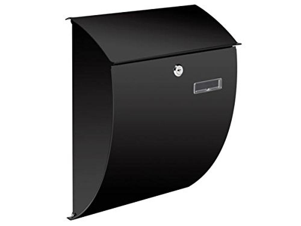 (TG. 316x156x408mm) Perel bg61002 Scatola alle lettere Nizza, 316x156x408mm, ner