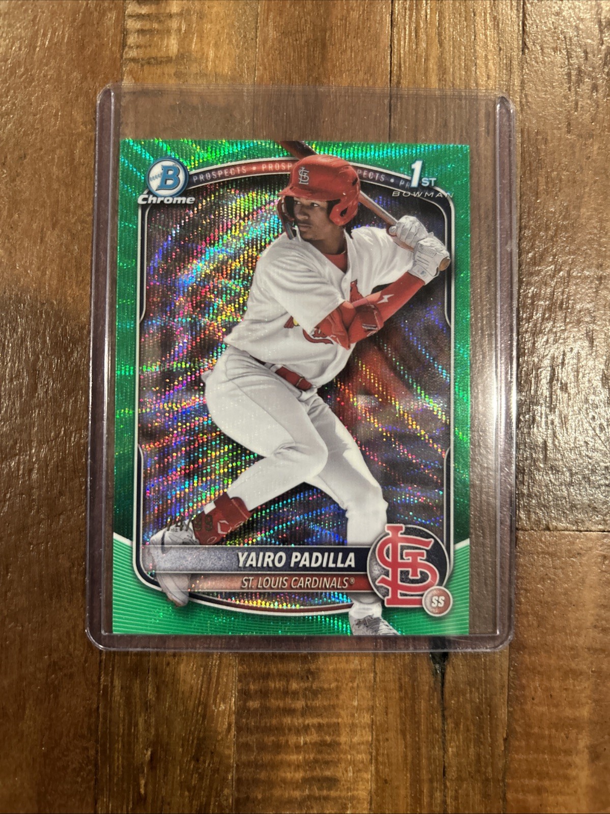 2025 1st Bowman Chrome Prospects- Yairo Padilla Green Refractor #74/99 BCP-236