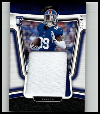 2021 Panini Playbook #MAM-KTO Kadarius Toney Mammoth Material Green #/49