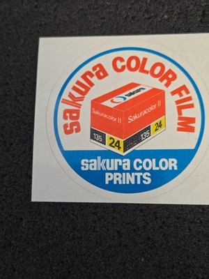 AGFA Sakura Color Film   Sticker / Aufkleber   *aus Sammlung* 1274
