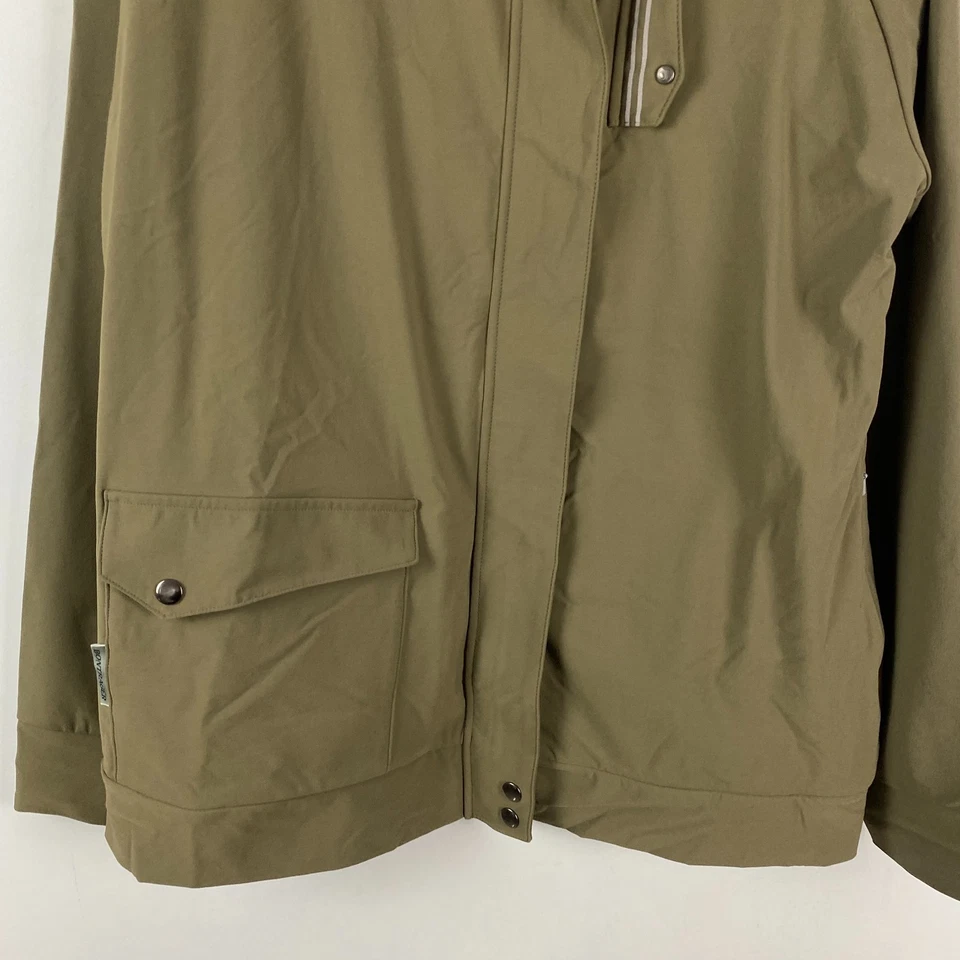 Chaqueta elástica Bontrager verde para ciclismo WSD cremallera bolsillos a presión talla XL Foto 3 de 4