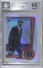 1999-00 Topps Chrome '99 Draft Pick Refractor Elton Brand #115 BGS 8.5 3c7