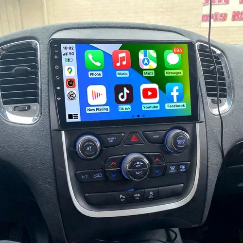 Carplay Car Stereo GPS Navi Radio 64GB For 2014-2020 Dodge Durango Android 15 - Picture 3 of 23