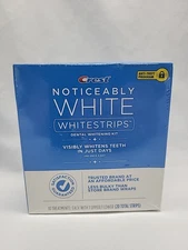 Crest Noticeably White Whitestrips - 10 Treatments (20 Strips) - NOS - Read