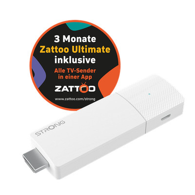 Strong Leap-Air Ultimate Streaming-Player 4K HDMI-Stick mit Google TV Android 11