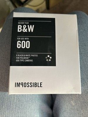 Polaroid 600 Film Black & White Film Cassette 