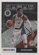 2019 Panini NBA Hoops Premium Stock Lights Camera Action Holo Victor Oladipo fm0