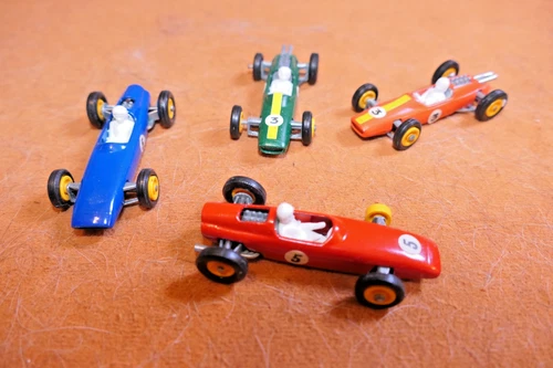 Matchbox Lesney lot of 4 indy cars from gift set all mint