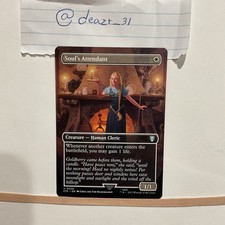 Soul's Attendant (Borderless) Commander: the Lord of the Rings regular  