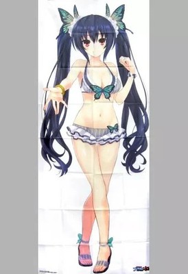 [Lebensgroßes Stoffposter] Noire MegaTagmension Blanc Neptunia Bonus aus Japan