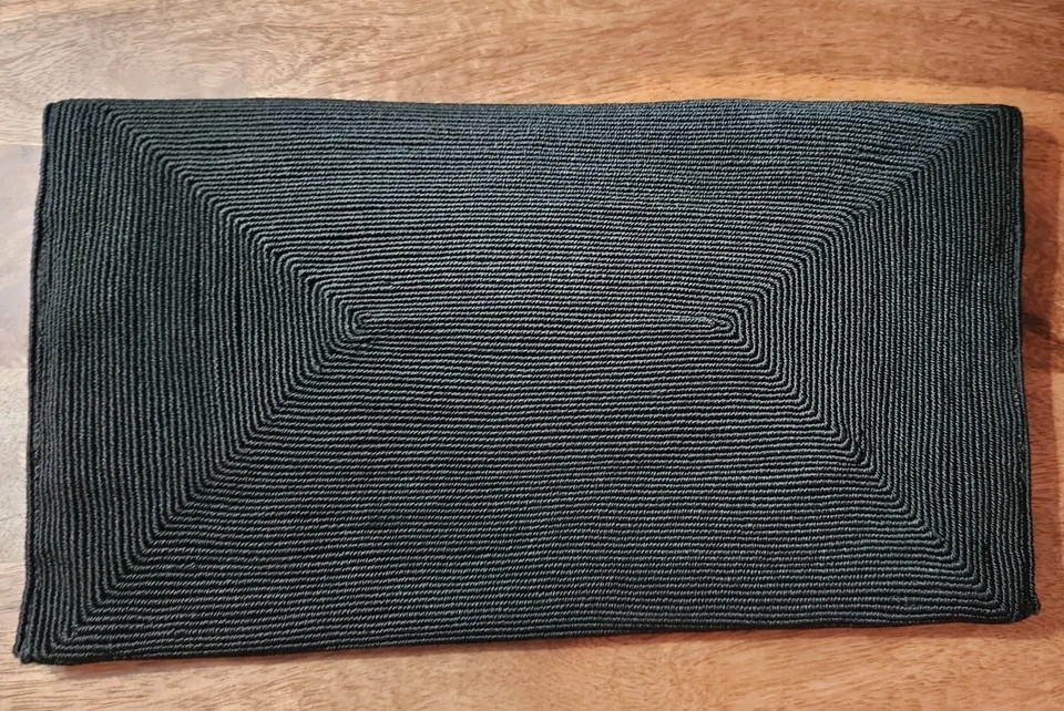 Cartera clutch negra vintage con cable única KORDAY limpia Foto 2 de 4