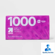 1000ct Septic Safe 1-Ply Toilet Paper - up&up™1000 Sheet 30 Rolls