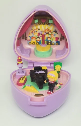 Polly Pocket Piano Recital Ring 1991 Bluebird Toys Complete set - all parts