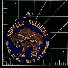 Buffalo Soldiers Unit Patch WWII US Military Patch Crossed Sabers