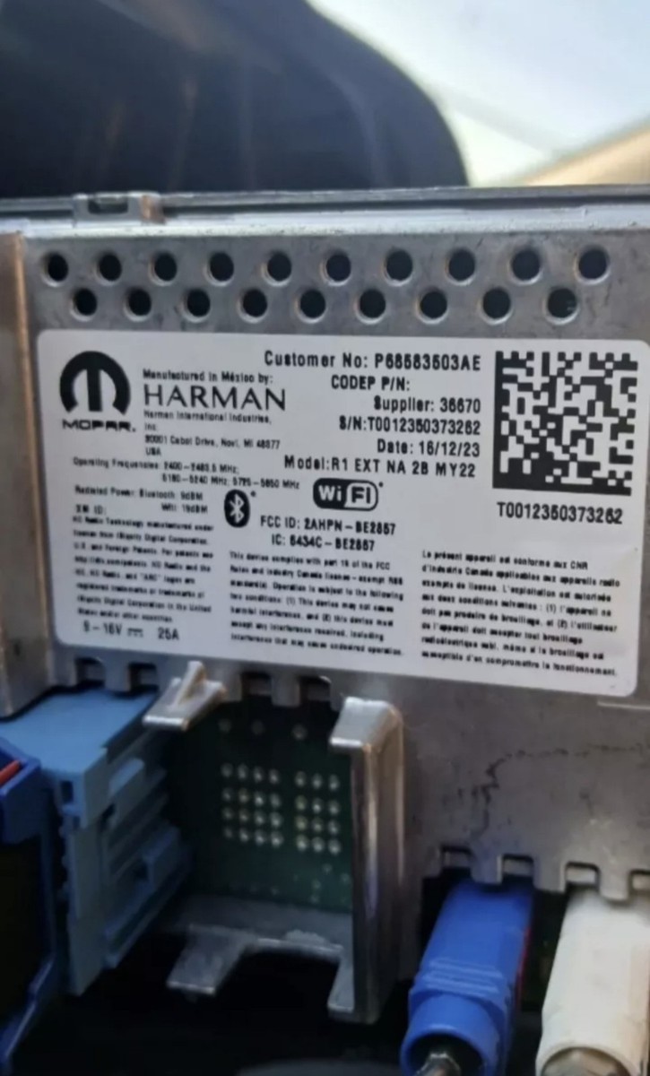 ✓ Jeep Grand Cherokee Radio Code Unlock | Factory OEM | Serial