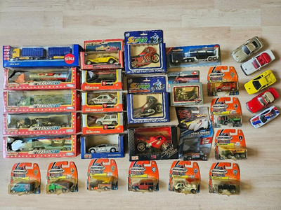 Große Vintage-Diecast Sammlung 25 OVP(+5 ohne)Matchbox Majorette Hot Wheels Siku