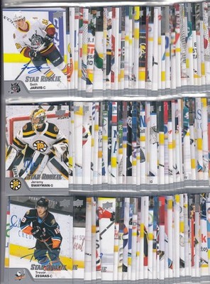 2020-21 Upper Deck AHL Hockey Star Rookie Autograph Auto You Pick SP SSP QTY