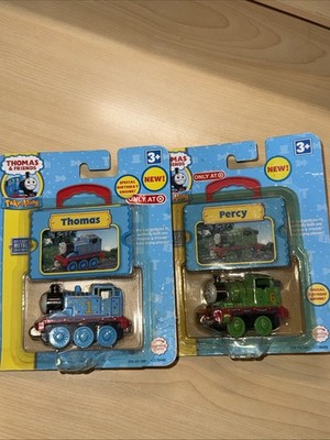 SPECIAL BIRTHDAY PERCY & THOMAS FRIENDS TRAIN TAKE ALONG N PLAY Diecast TARGET !