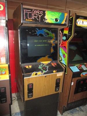 Sega Space Fury arcade game cabinet G08 Convert-a-cabinet  READ DESCRIPTION