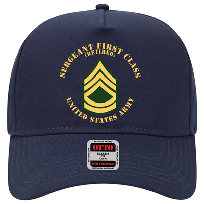 Baseball Cap - Army - Sergeant First Class - SFC - Retired - Flat