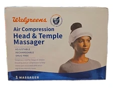 Walgreens Air Compression Head And Temple Massager (509537) - Rechargeable