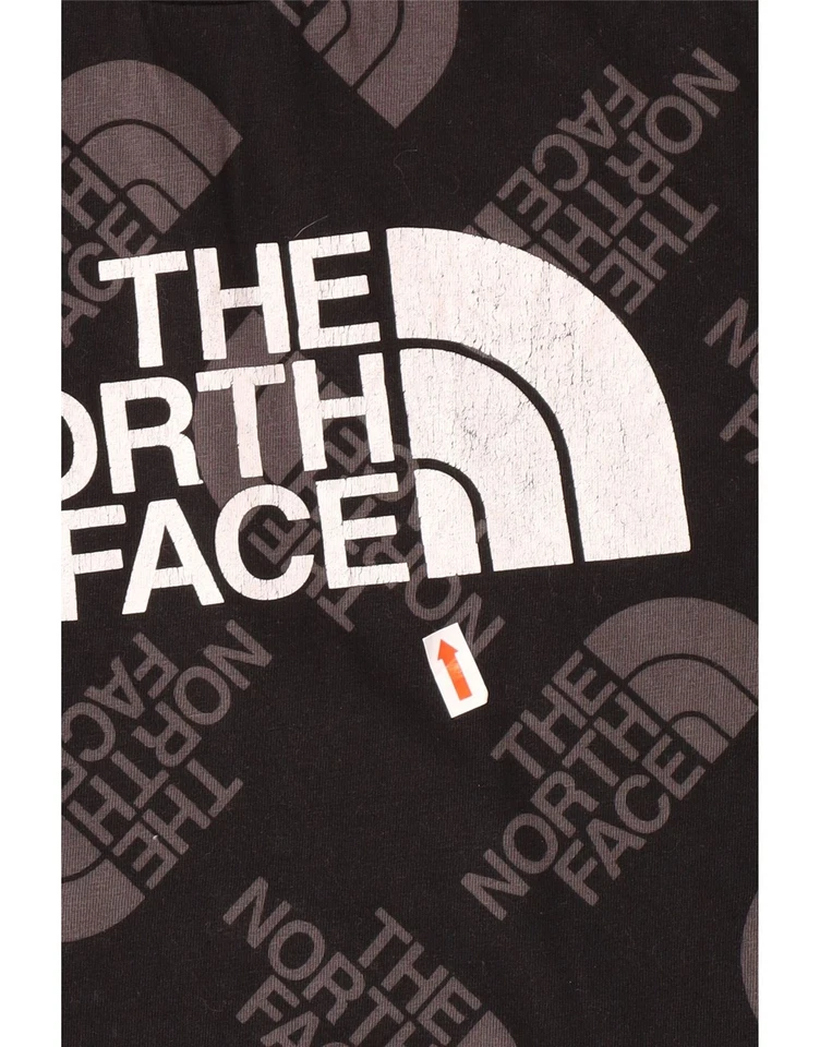 THE NORTH FACE Boys Graphic T-Shirt Top 9-10 Years Medium Black Cotton N114 - Image 3 of 4