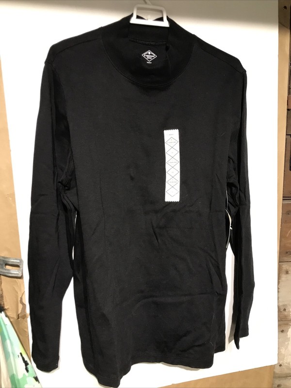 Women's St John’s Bay Size 1X  Long Sleeve Mock Turtleneck NWT!!!!! Black