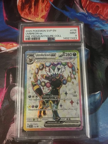 PSA 9 Umbreon ex SVP176 2025 PokemonPremium FigureCollection Promo #176