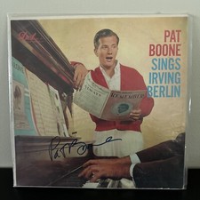 Pat Boone Sings Irving Berlin Vinyl- Autographed