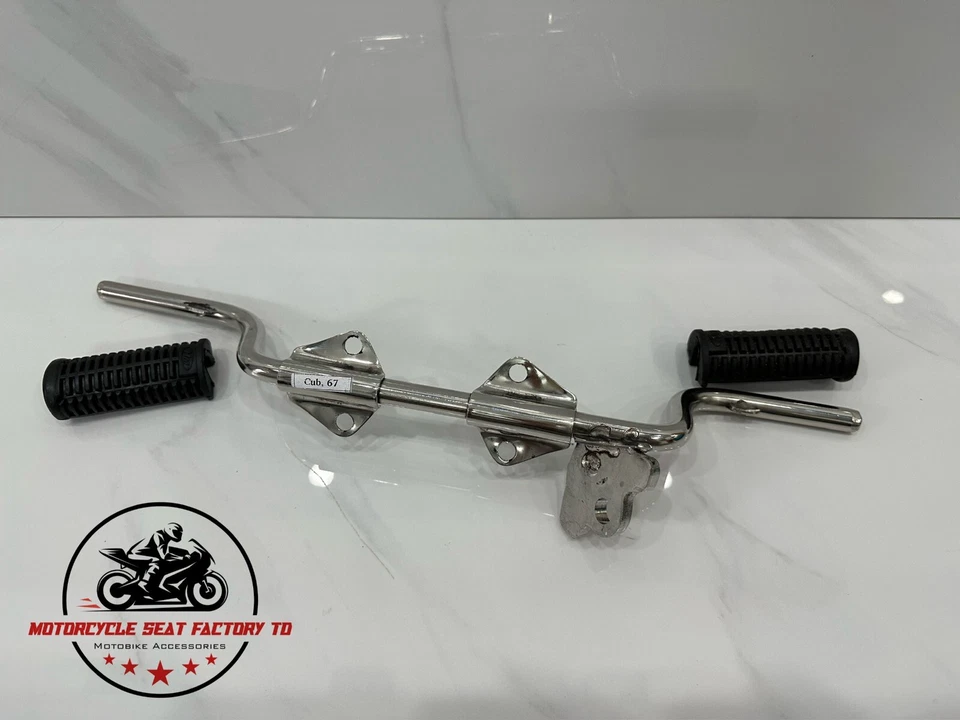 Honda SS50 CL50 CL70 CD50 Foot Peg Step Bar & Side Stand CD70 Z50 CT50 CT70 S50. - Image 3 of 4