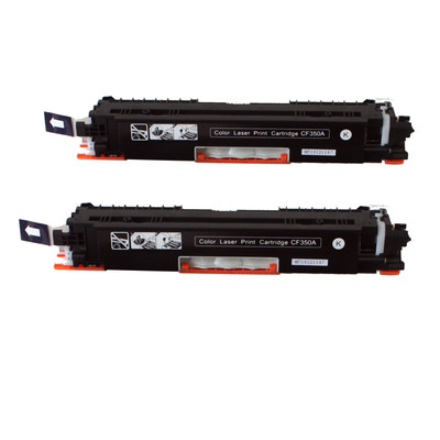 2PK CF350A 130A Black Compatible Toner For HP Color LaserJet MFP M176n M177fw | eBay