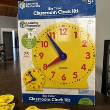 Learning Resources Classroom Clock Set