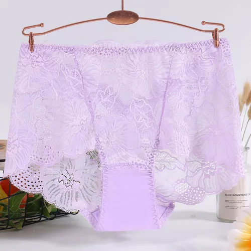 Damen-Spitzenhöschen nahtlos sexy Unterwäsche hohe Taille Schlüpfer Dessous weiblich USA - Bild 20 von 32