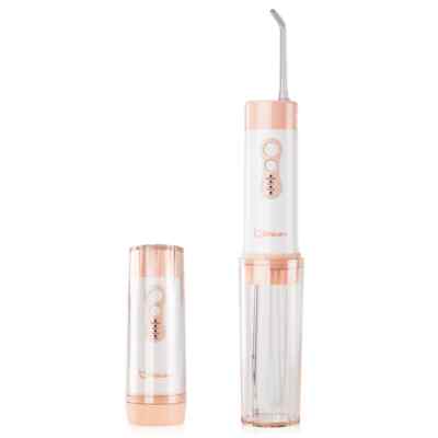 Binicare Munddusche Kabellos Wasser Flosser 4 Modi 5 Düsen 200 ml Oral Irrigator