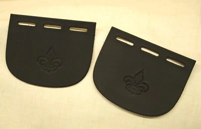 English Havanna braunes Leder Gürtelschnalle Schutz drei Schlitze 3 Riemen Gürtel F1