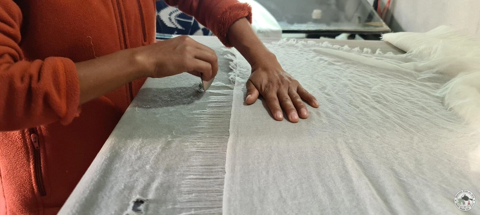 Cashmere Cover Aekamba, Hand Woven From Nepal, Bedspread, Blanket, Throw