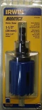 Irwin 373112A 1 1/2"  Bi-Metal Hole Saw & 3/8 Arbor