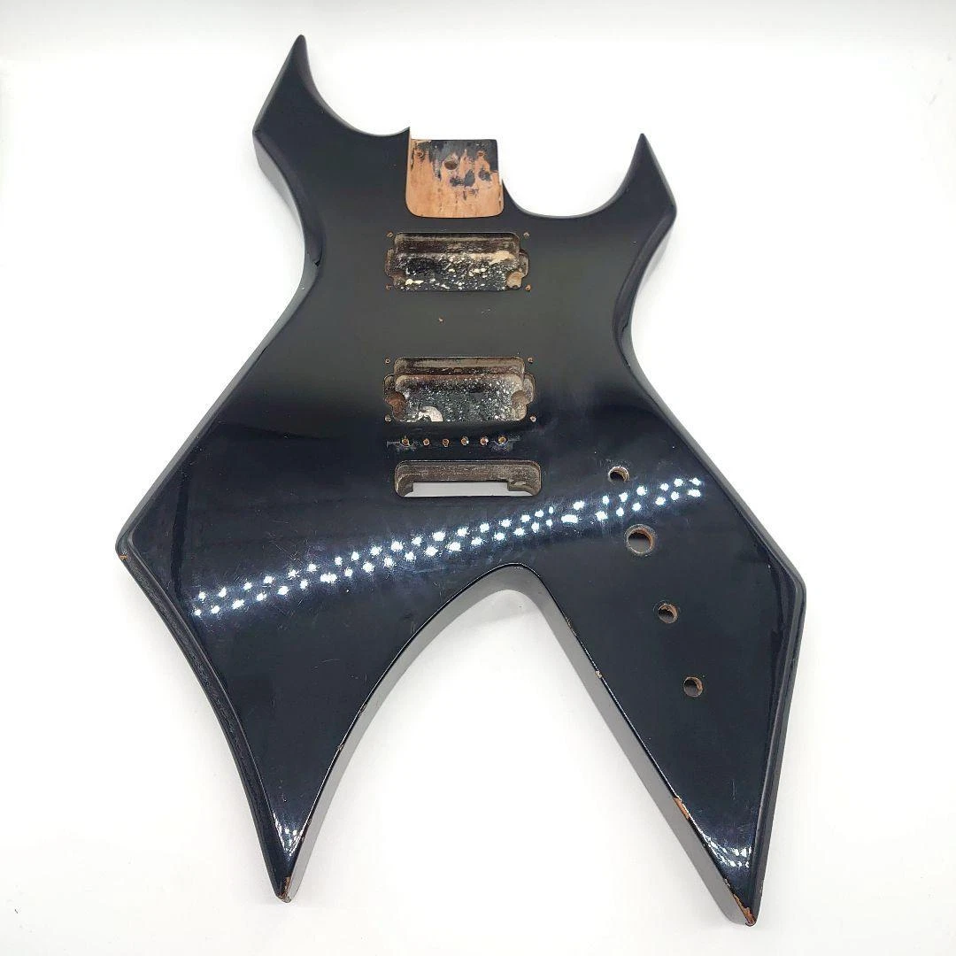 Electric Guitar B.C.Rich Warlock Electric Guitar Body Black eBay