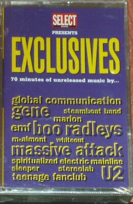 Various Select Exclusives CASSETTE PROMO Electronic Rock Reggae NEW SEALED 