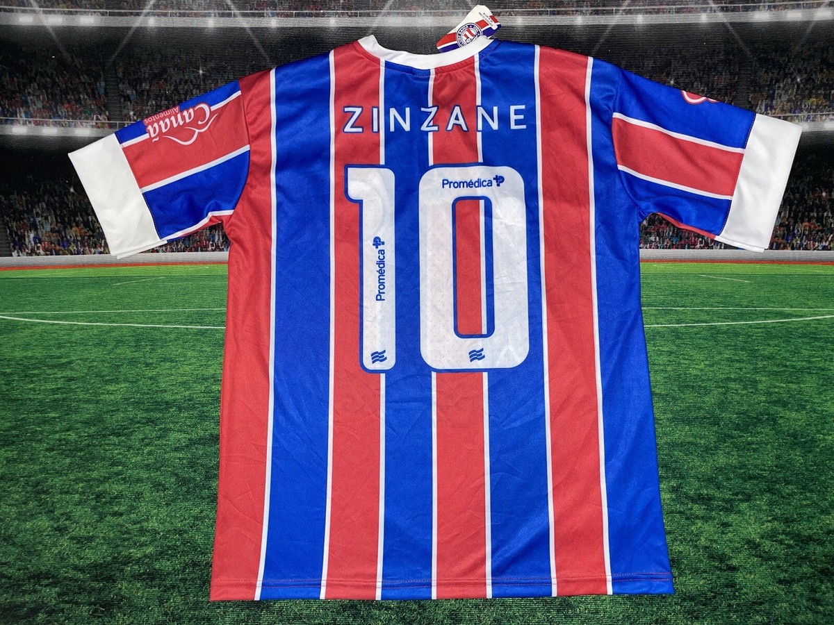 Esporte Clube Bahia #10 Soccer Escuadrao Jersey Mens Sz Large WNT