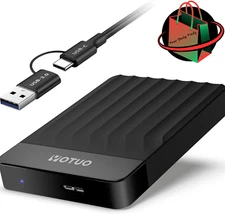 Portable External Hard Drive 1TB Storage Expansion HDD USB 3.0 USB-C for PC, ...