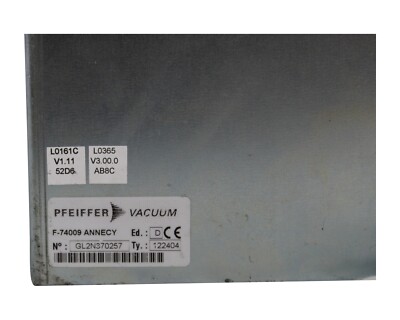 PFEIFFER VACUUM F-74009 ANNECY POWER SUPPLY | eBay