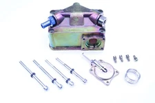 Zinc Fuel Bowl Kit With Accelerator Pump Dual Inlet Carburetor 