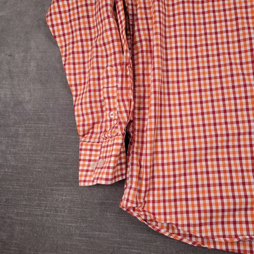 PB Harrington Gamecocks Cocky USC Gingham Button Down Shirt Embroidered Mens Lg - Picture 10 of 14