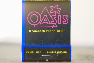 oasis camel cigarettes Vintage Camel Oasis Matchbook, Camel Cigarettes Joe Camel Matches Matchbook  NM