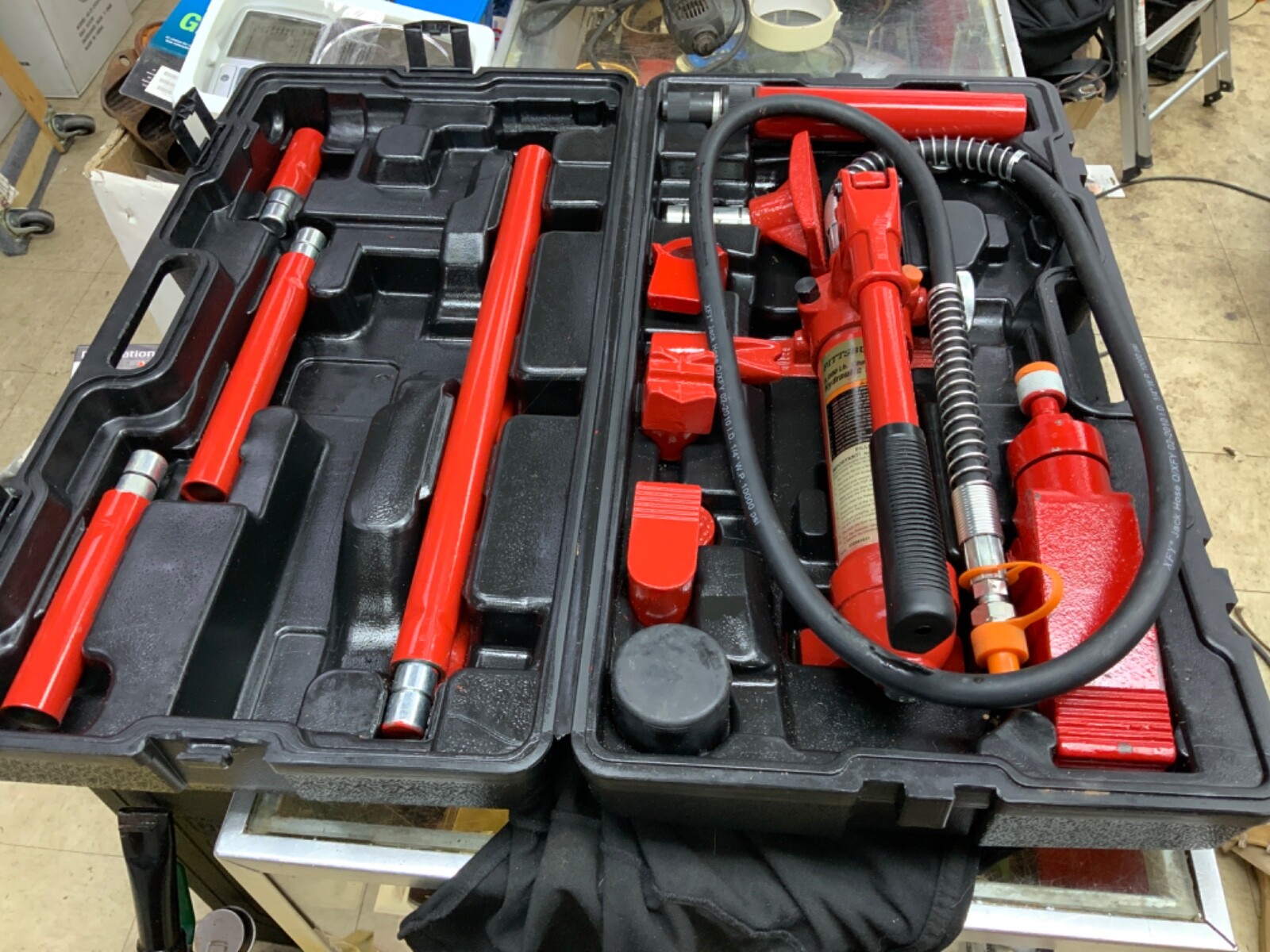PITTSBURGH AUTOMOTIVE 4 Ton Portable Hydraulic Equipment Kit 60407 eBay