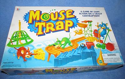 COMPLETE Vintage MOUSE TRAP Mousetrap Board Game 1999 Milton